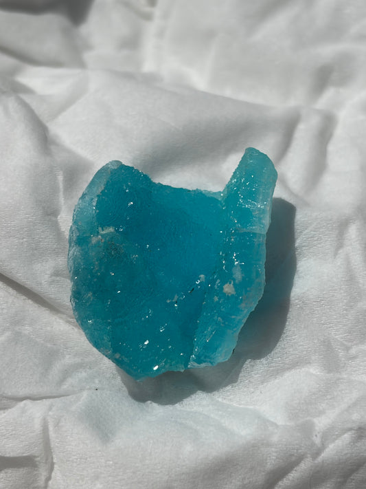 Blue Hemimorphite from the DR of Congo