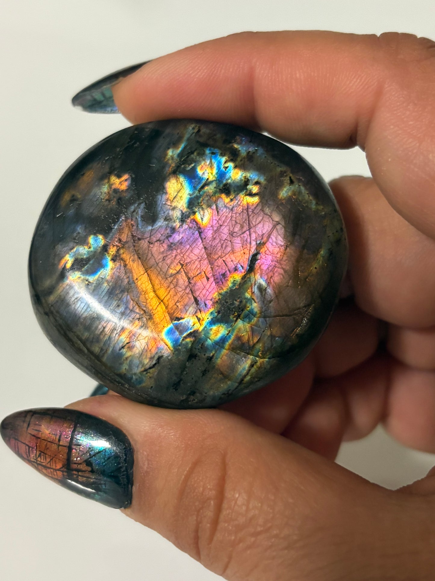 HQ Labradorite Palm Stone - Choose Your Own