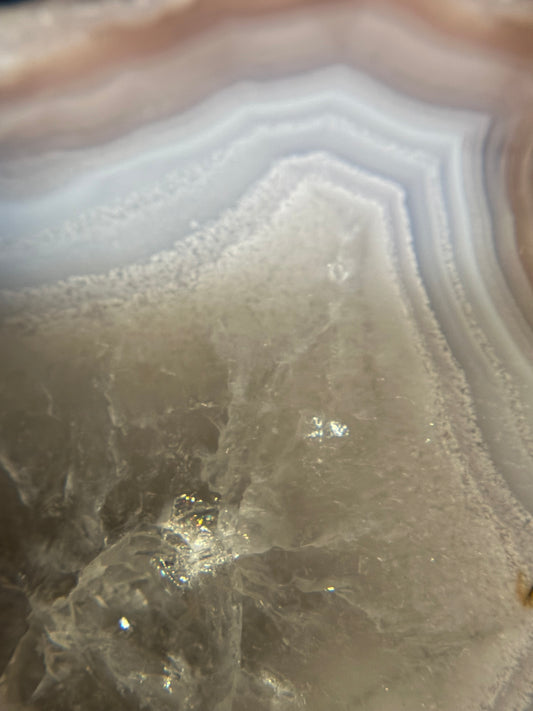 Pastel Pink and Blue Laguna Agate
