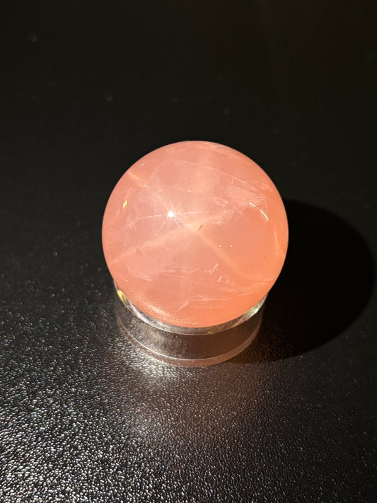 Star Rose Quartz Sphere