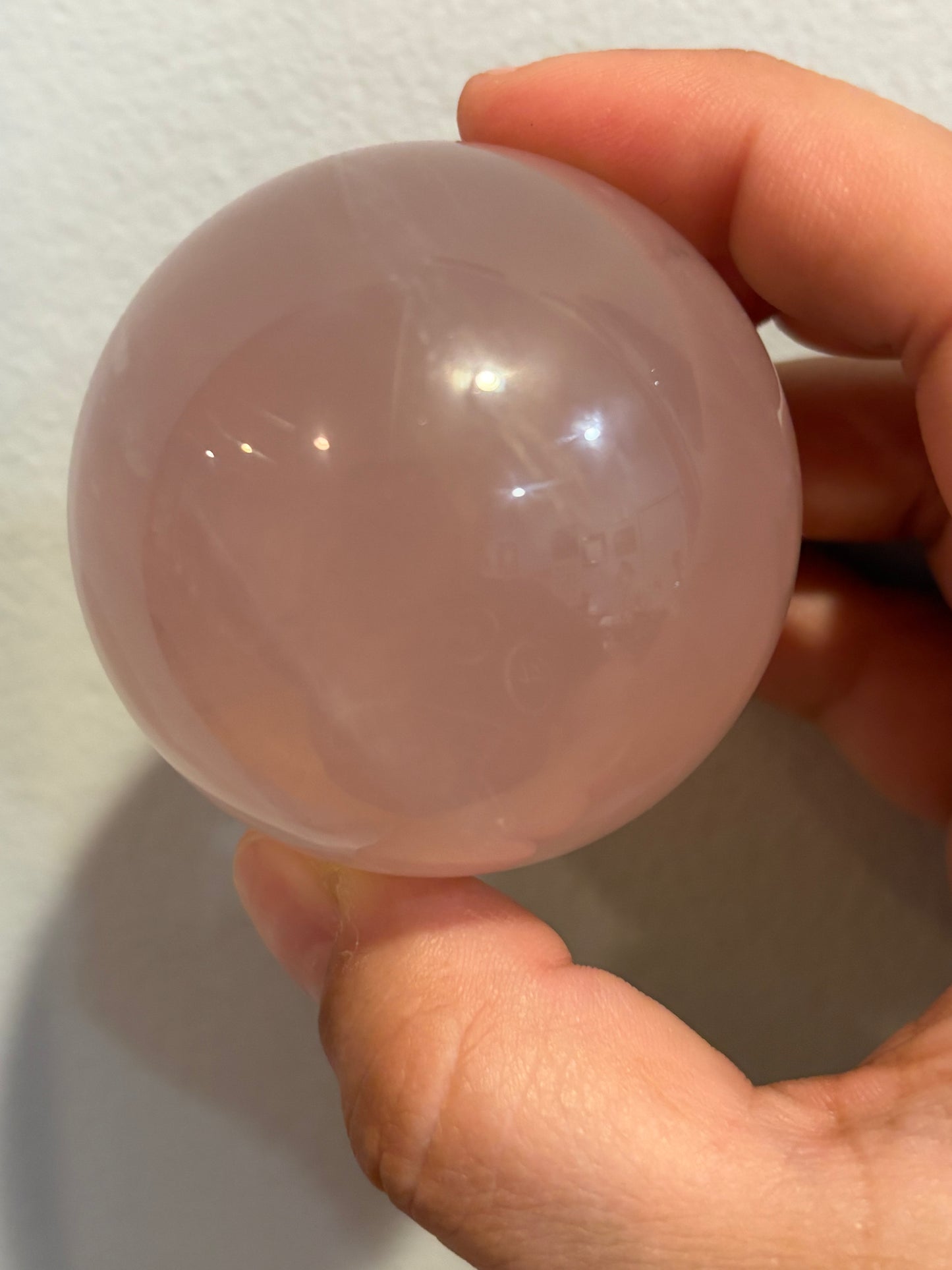12 Ray Star Rose Quartz Sphere