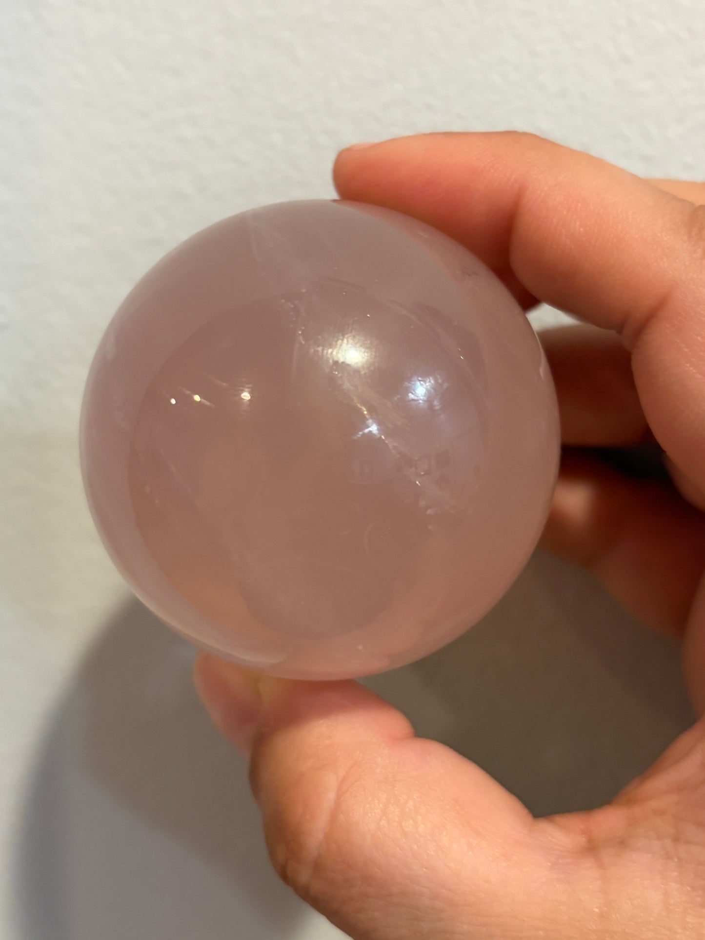 12 Ray Star Rose Quartz Sphere