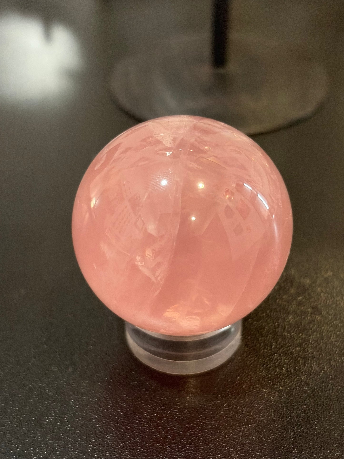 Star Rose Quartz Sphere