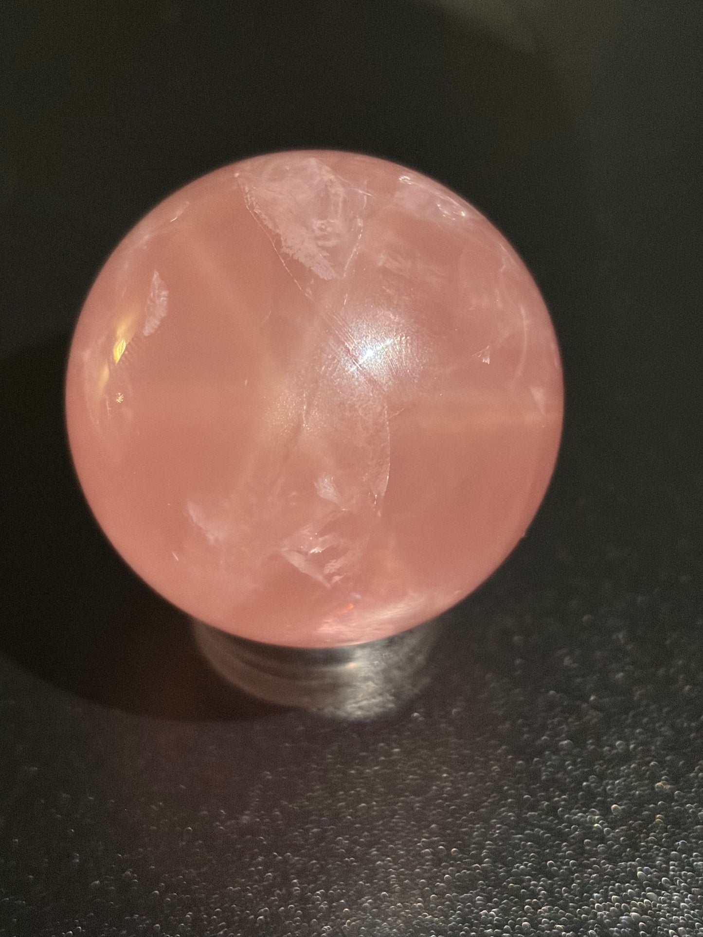Star Rose Quartz Sphere