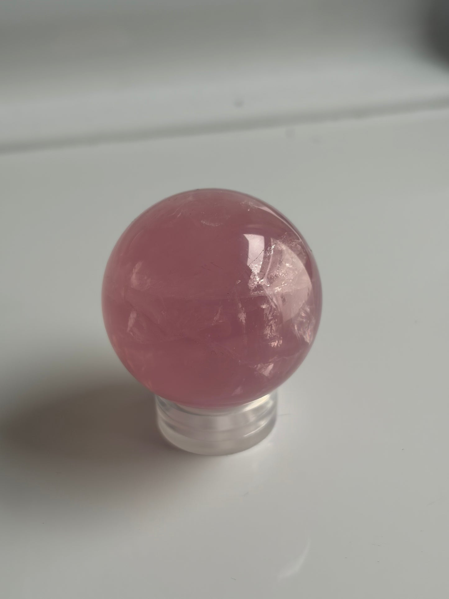 Star Rose Quartz Sphere