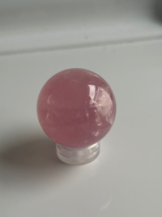 Star Rose Quartz Sphere