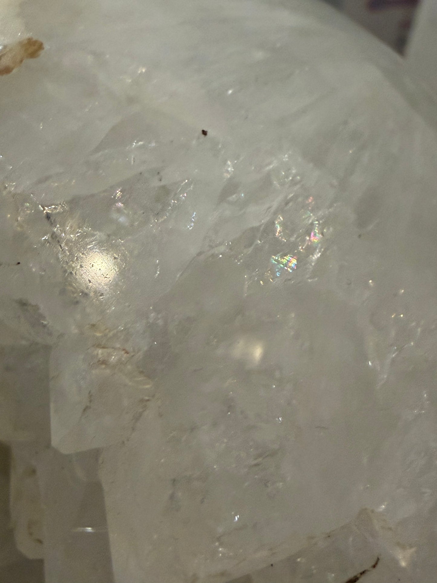 Statement XXL Quartz Sphere with Cave, 10+ lbs