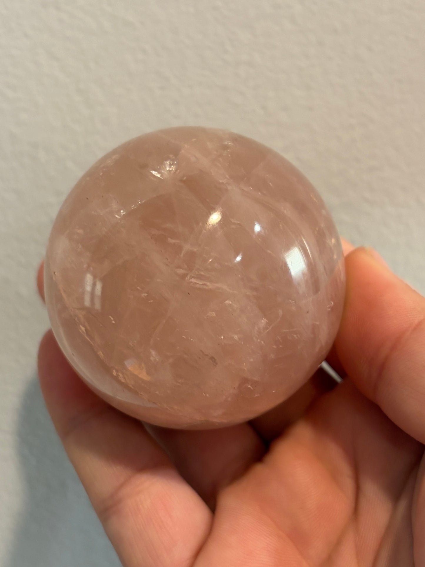 Star Rose Quartz Sphere