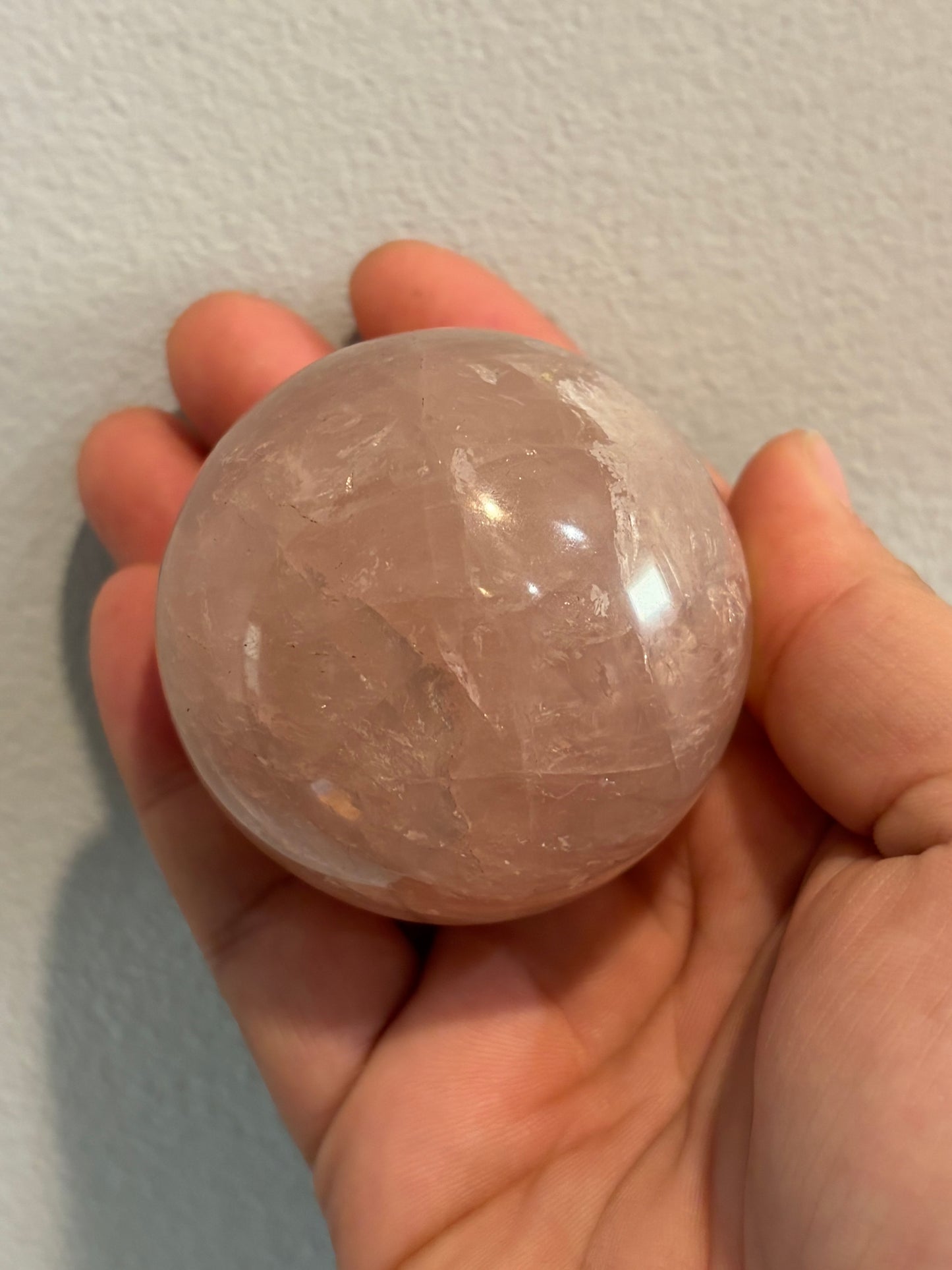 Star Rose Quartz Sphere