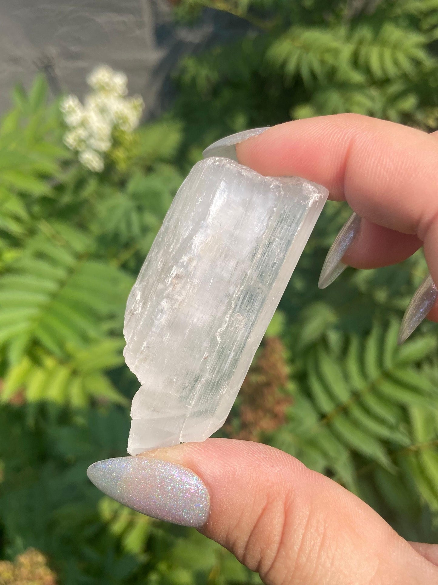 Pink Kunzite Specimen: Gemstone Display (2.5" x 0.75" x 0.5")