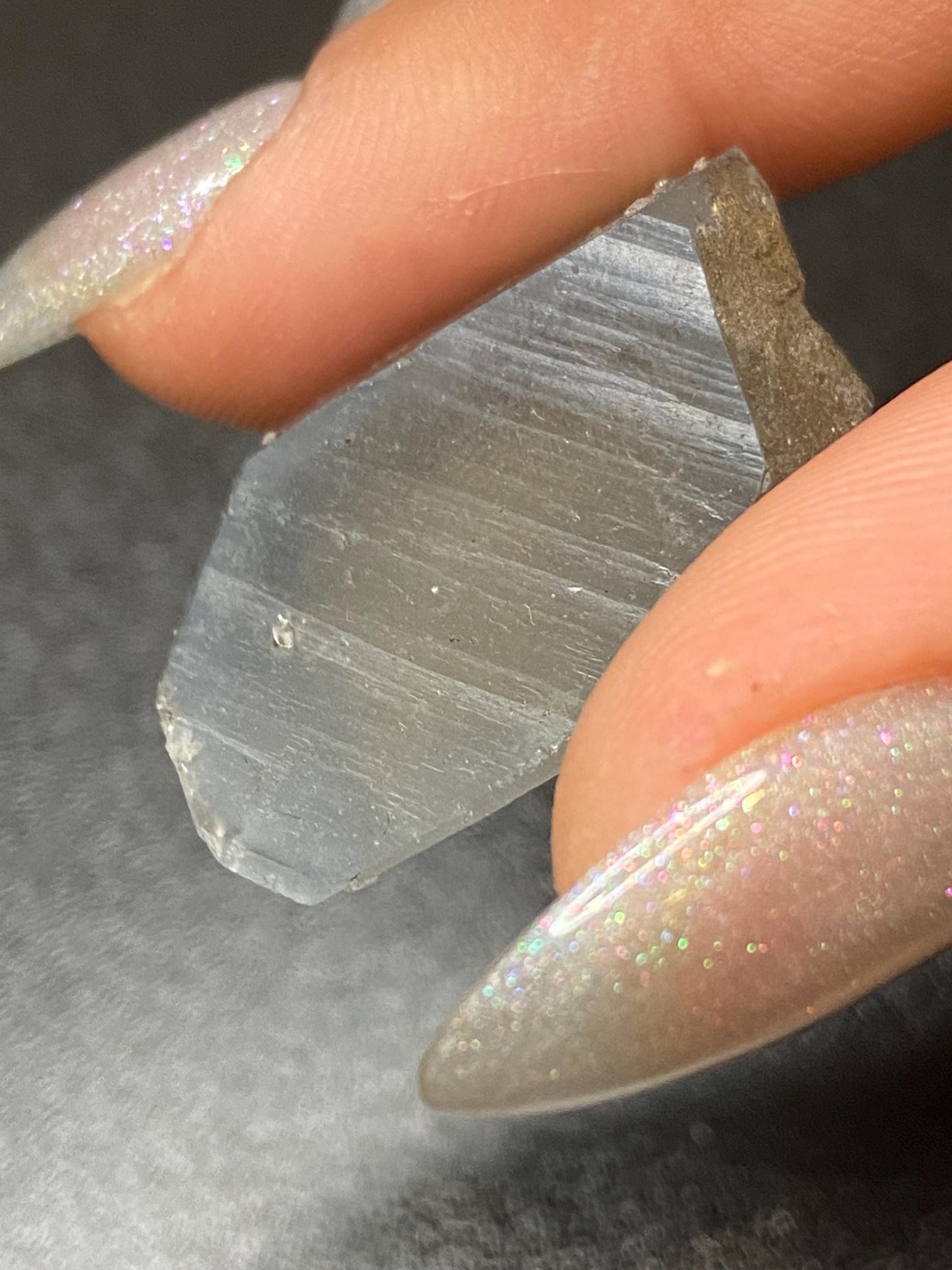 Blue Tourmaline in Quartz