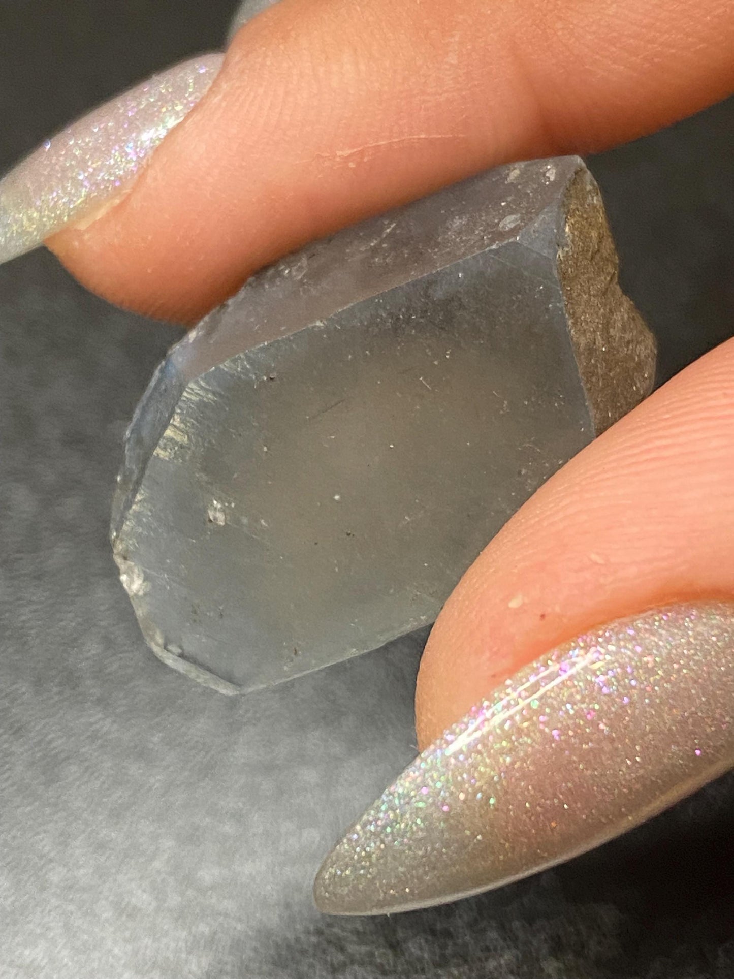 Blue Tourmaline in Quartz