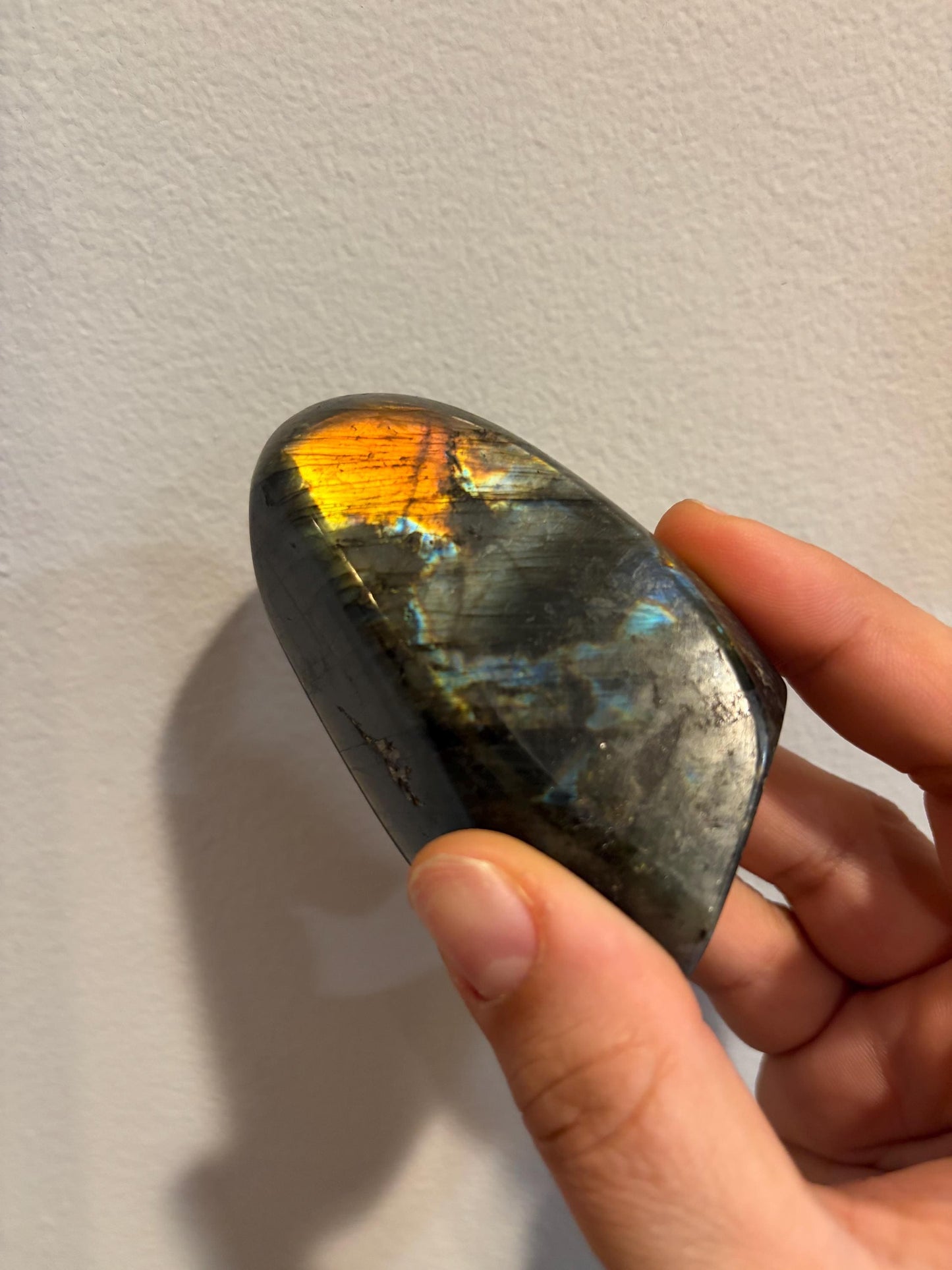 Labradorite Freeform w/ Rainbow Flash - Lrg