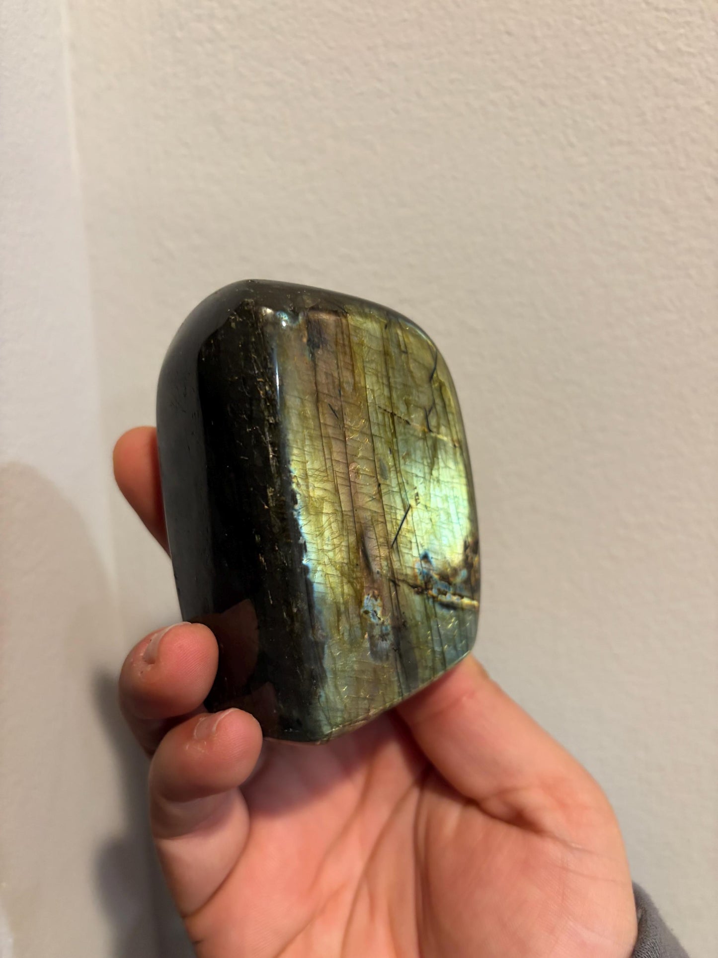 Labradorite Freeform w/ Green and Red Flash
