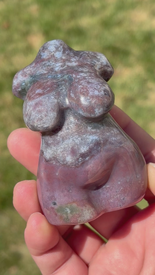 Sea Jasper Curvy Goddess Body