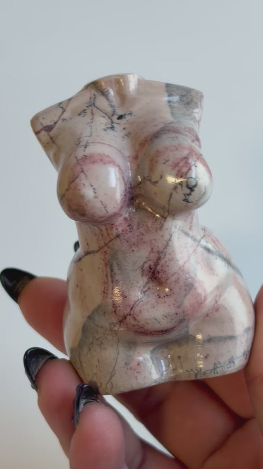 Porcelain Jasper Curvy Goddess Body - 30a